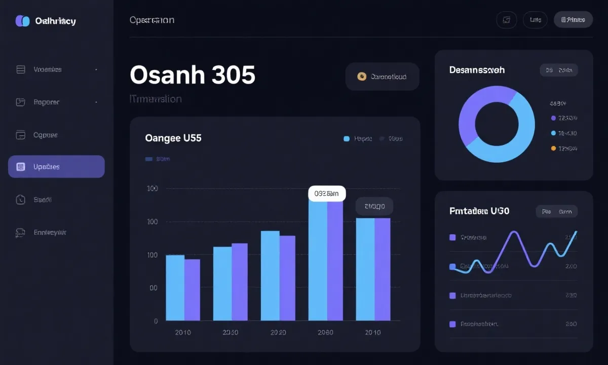 数据面板与可视化示意
